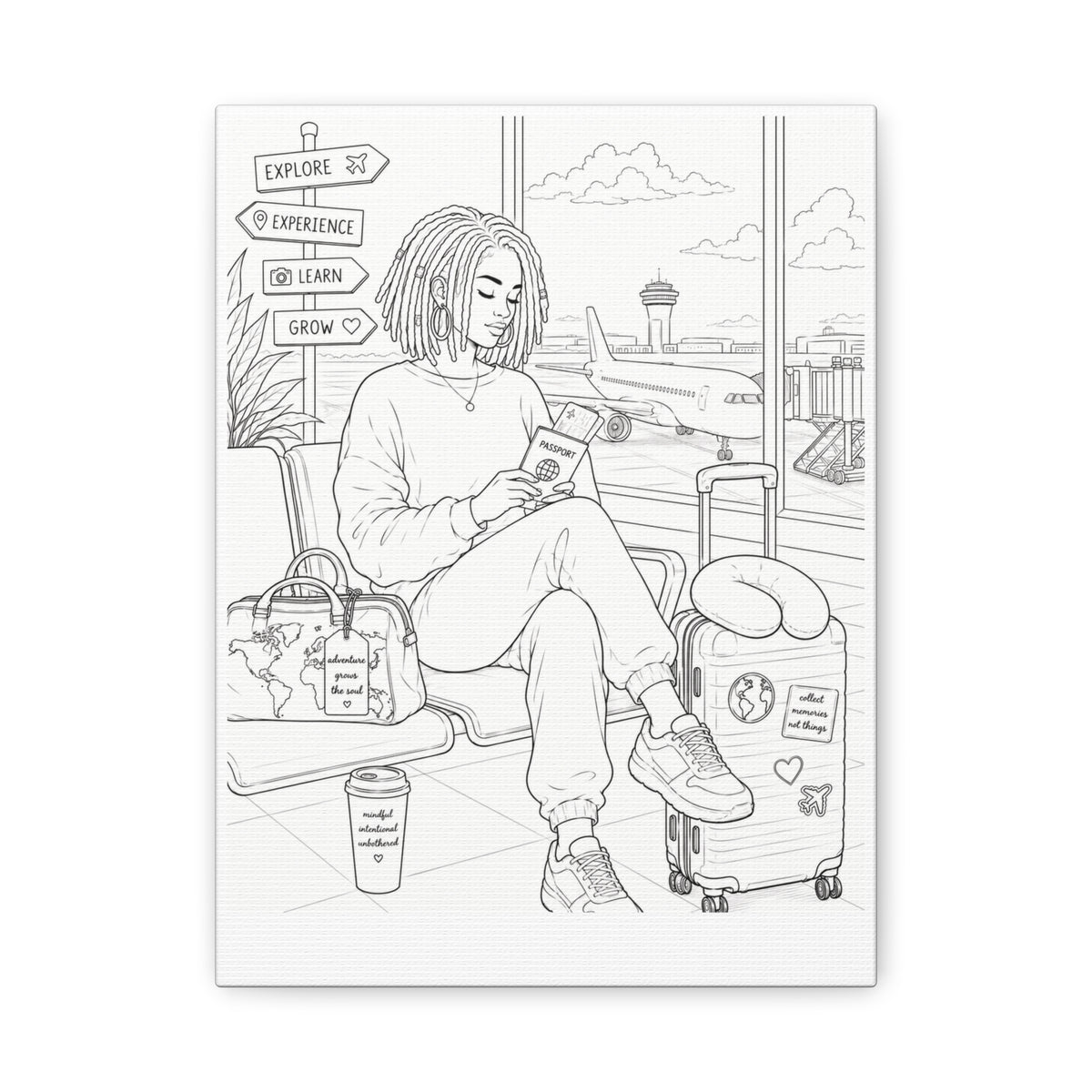 Wander with Purpose (Loc Bob) | Paint & Sip Canvas