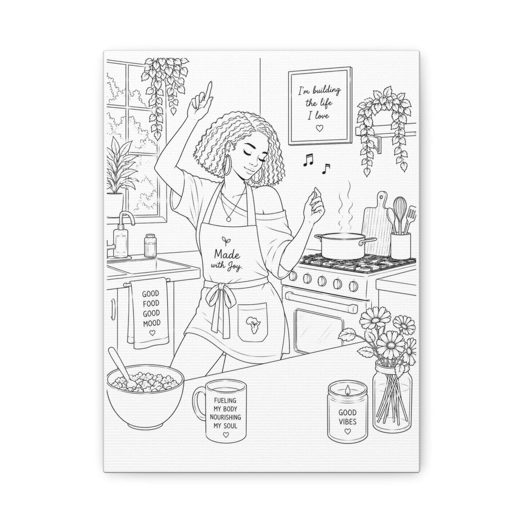 Good Vibes in the Kitchen (Bob) | Paint & Sip Canvas