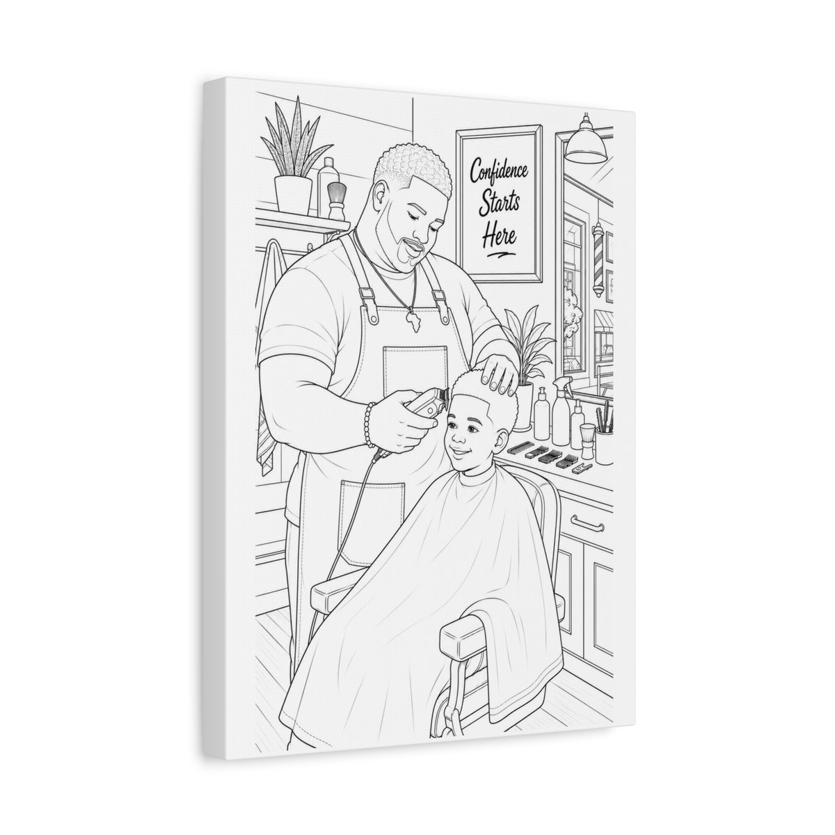 Fresh Confidence (Taper Plus) | Paint & Sip Canvas