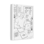 Blueprints & Big Dreams (Fade) | Paint & Sip Canvas