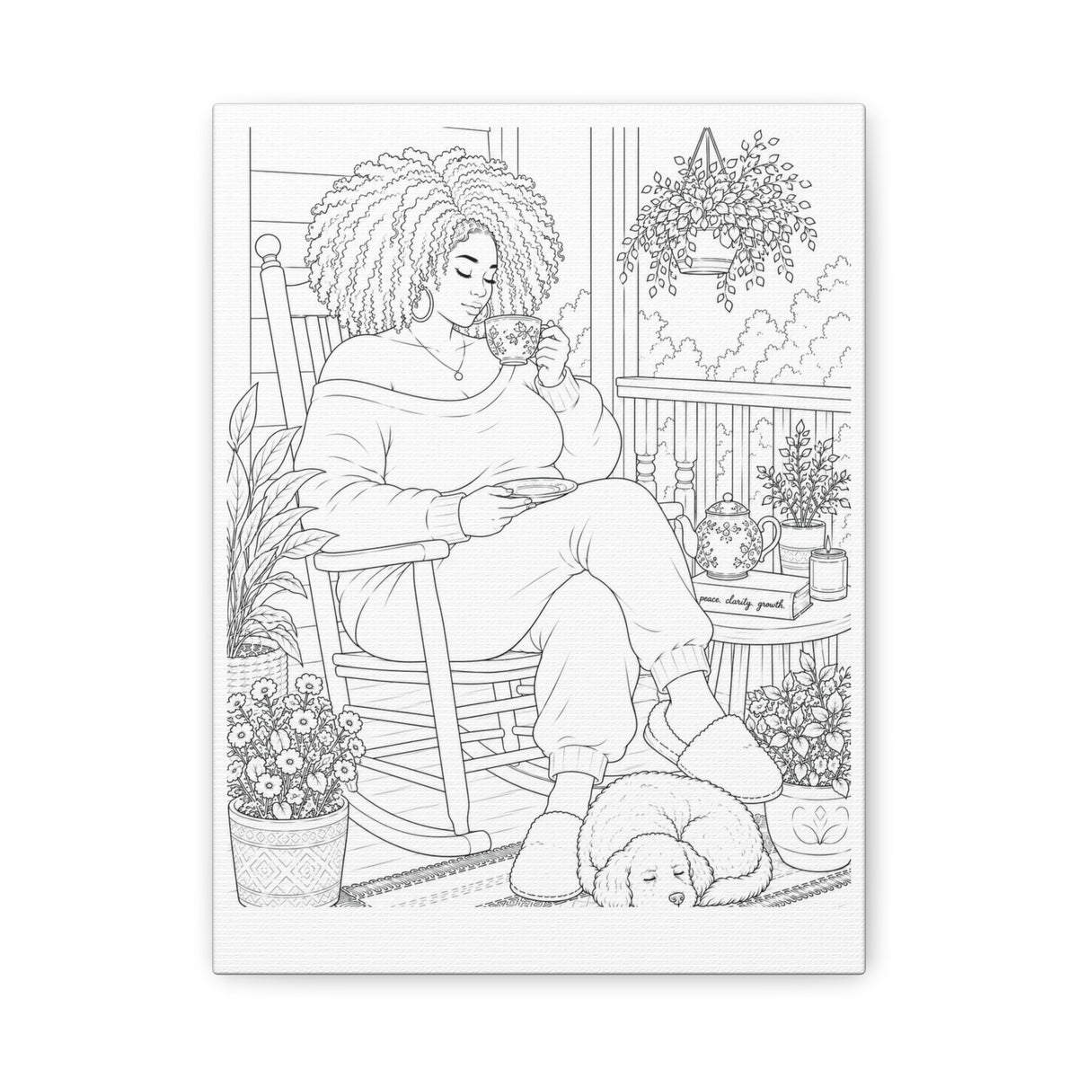 Morning on the Porch (Twist Out Plus) | Paint & Sip Canvas