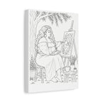 Artist Under the Tree (Side Part Plus) | Paint & Sip Canvas