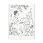 Artist Under the Tree (Pixie) | Paint & Sip Canvas
