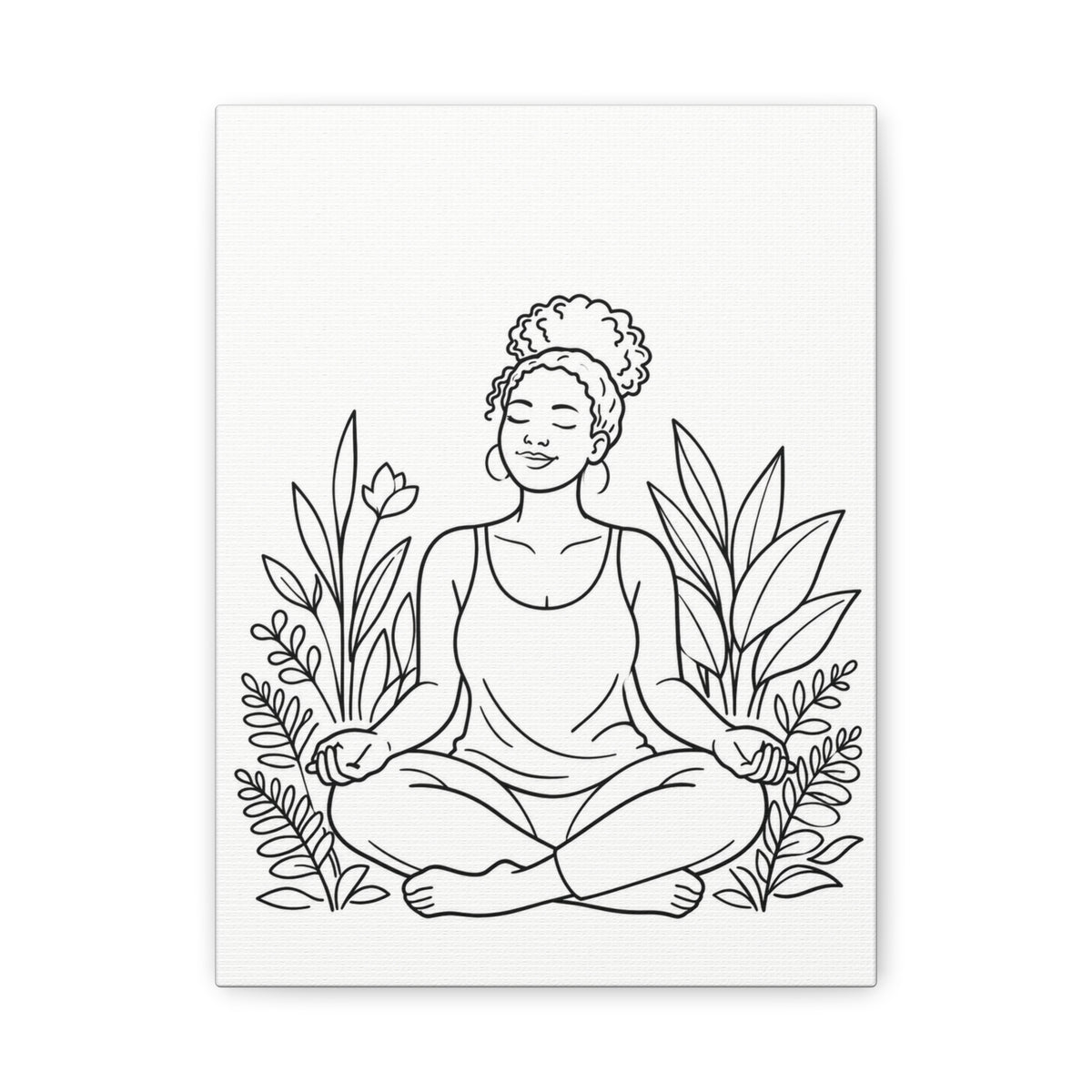 Rooted in Her Peace | Paint & Sip Canvas