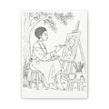 Artist Under the Tree (Pixie) | Paint & Sip Canvas