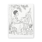 Artist Under the Tree (Pixie) | Paint & Sip Canvas
