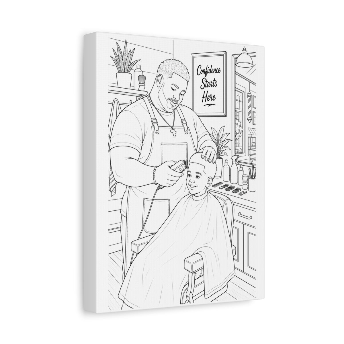 Fresh Confidence (Taper Plus) | Paint & Sip Canvas