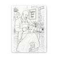 Fresh Confidence (Bald) | Paint & Sip Canvas