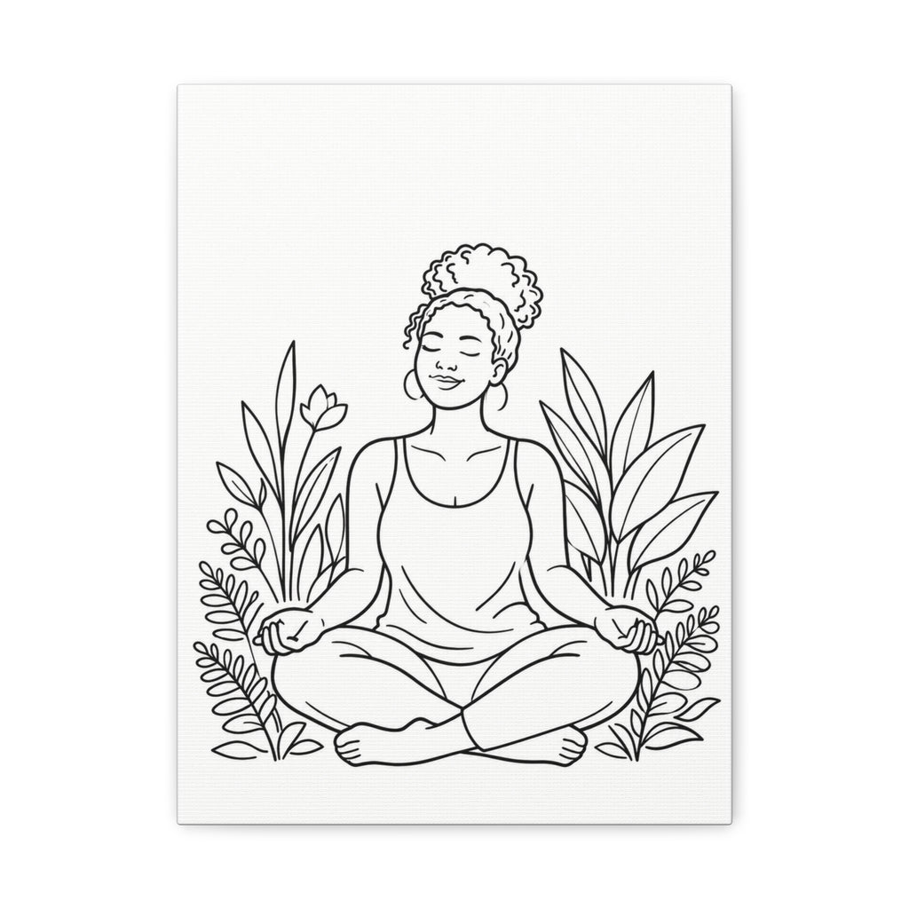 Rooted in Her Peace | Paint & Sip Canvas