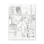 Wander with Purpose (Loc Bun) | Paint & Sip Canvas