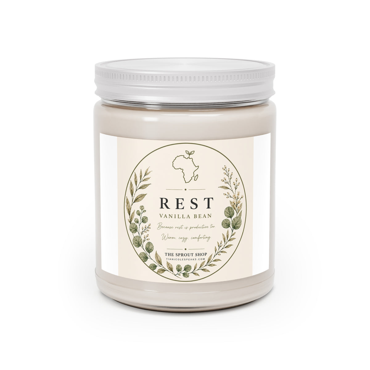 REST | Vanilla Bean Soy Candle