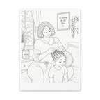 Sunday Hair Day (Bob) | Paint & Sip Canvas