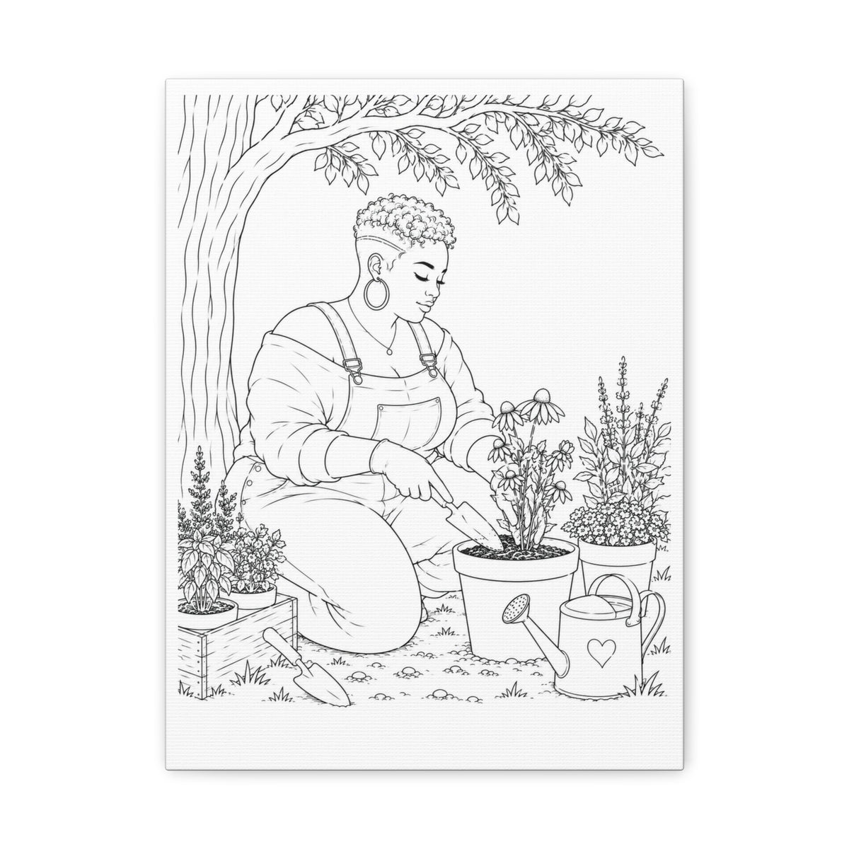 Peaceful Garden (Pixie Plus) | Paint & Sip Canvas