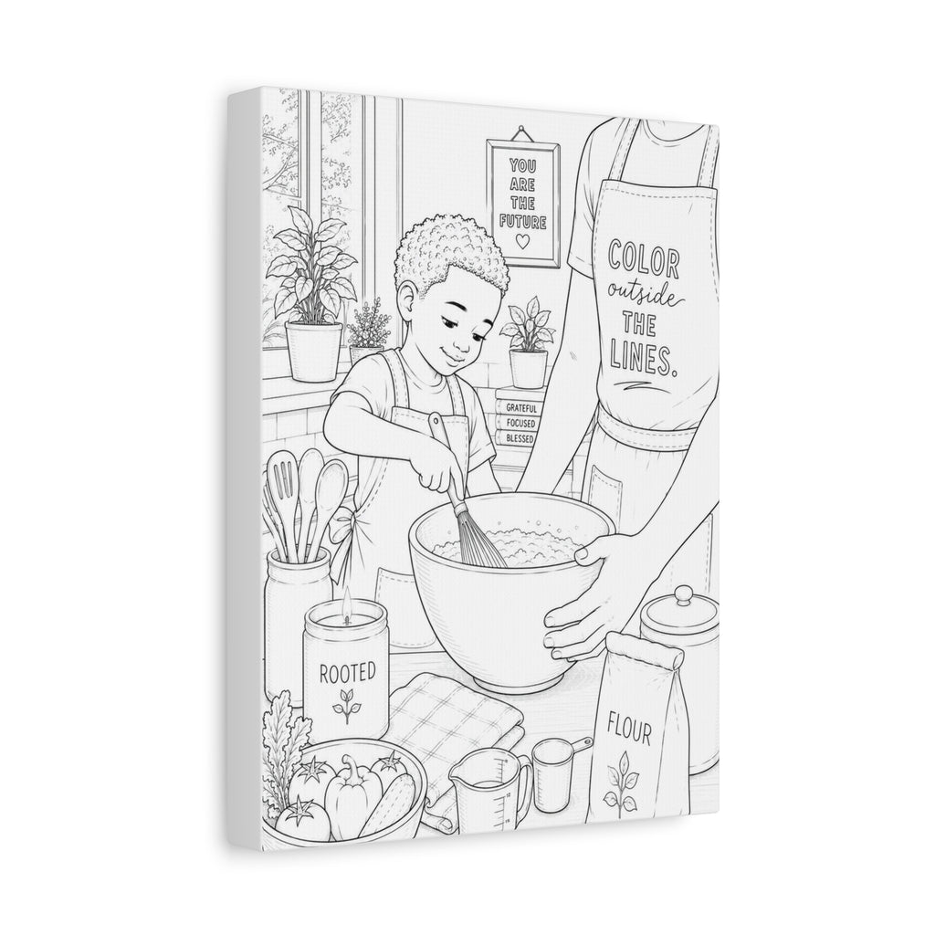 Made With a Little Joy (Boy, Fade) | Paint Canvas