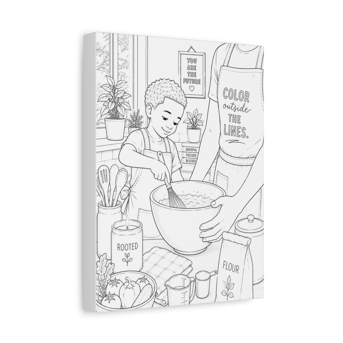 Made With a Little Joy (Boy, Fade) | Paint Canvas