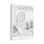 Peaceful Garden (Side Part) | Paint & Sip Canvas