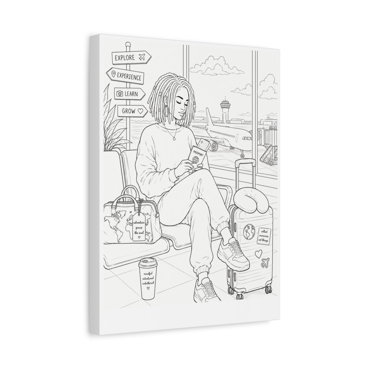 Wander with Purpose (Loc Bob) | Paint & Sip Canvas
