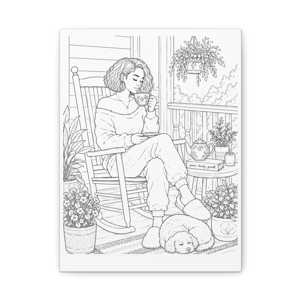 Morning on the Porch (Bob) | Paint & Sip Canvas