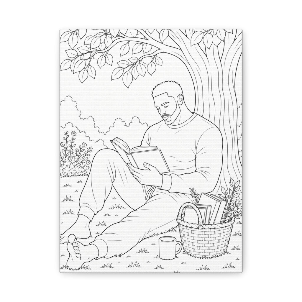 Pages & Peace (Fade) | Paint & Sip Canvas