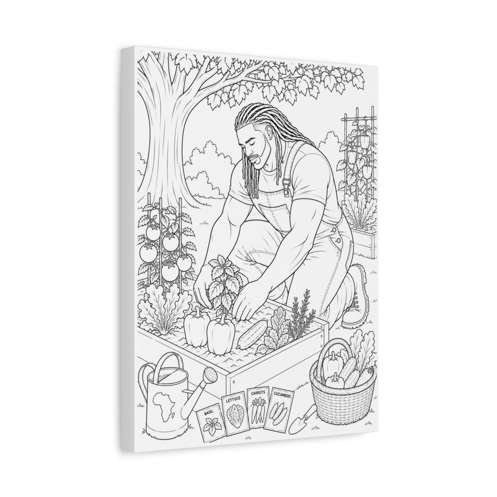 Growing Something Great (Locs) | Paint & Sip Canvas