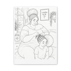 Sunday Hair Day (Braided Bun Plus) | Paint & Sip Canvas