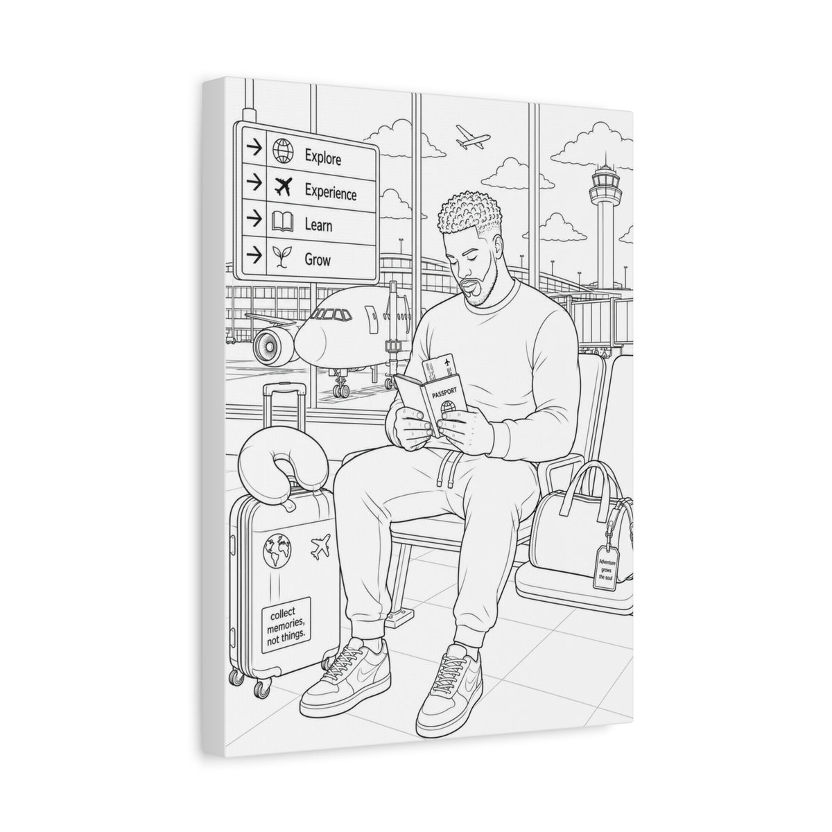 The Next Adventure (Taper) | Paint & Sip Canvas