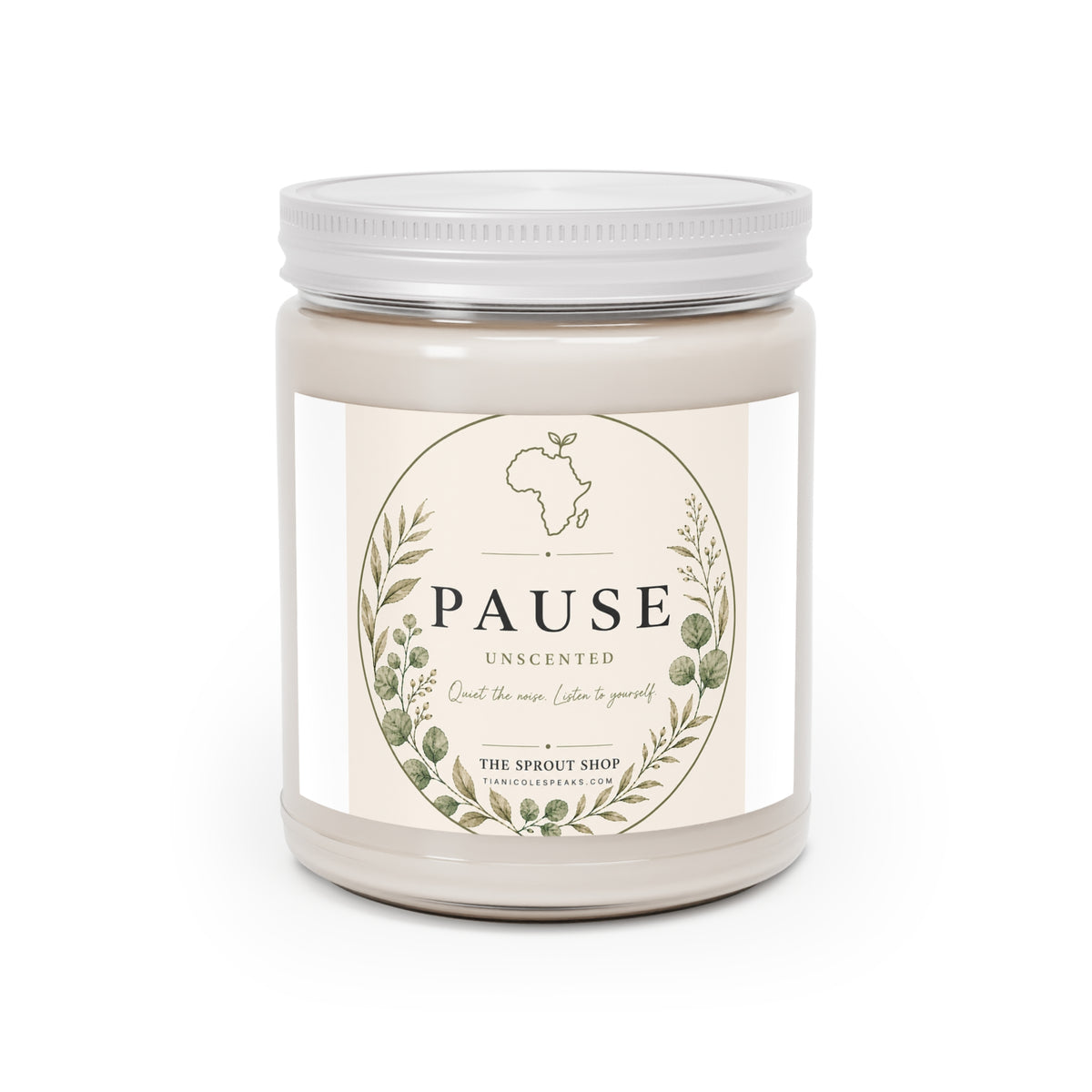 PAUSE | Unscented Soy Candle