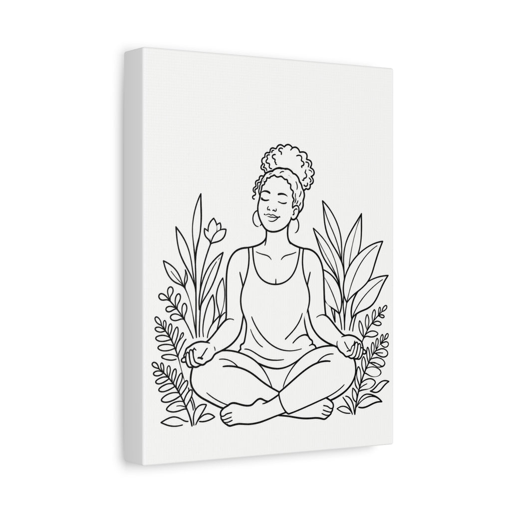 Rooted in Her Peace | Paint & Sip Canvas