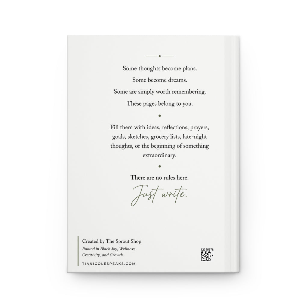 Random Thoughts Hardcover Journal Matte