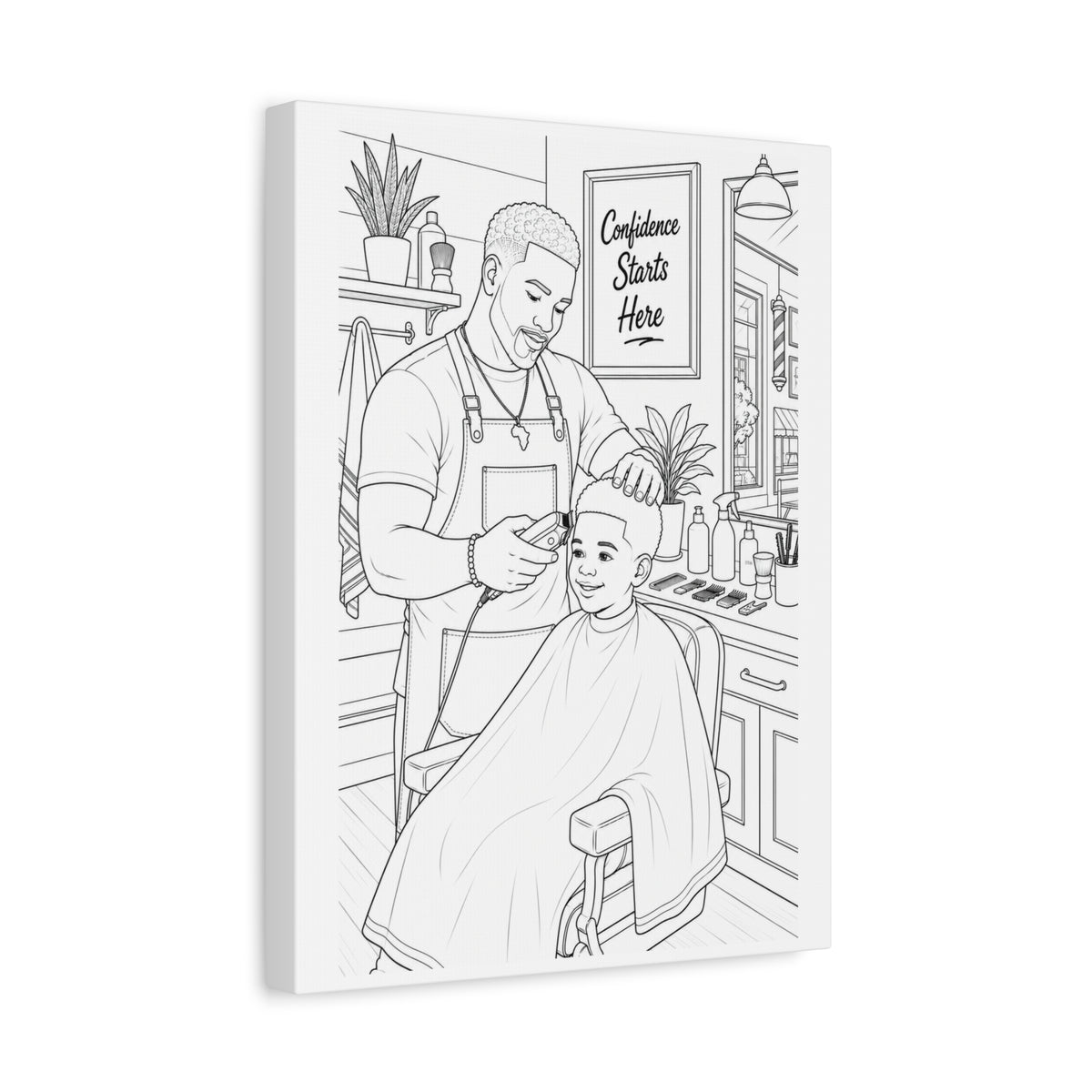 Fresh Confidence (Taper) | Paint & Sip Canvas