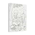 Little Sprout Artist (Boy, Afro)| Paint Canvas