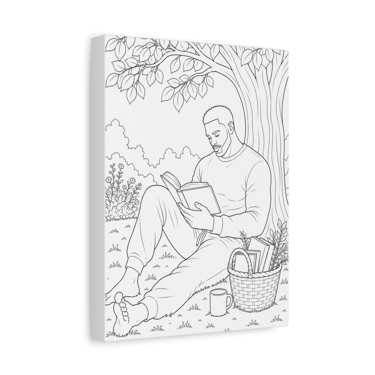 Pages & Peace (Fade) | Paint & Sip Canvas
