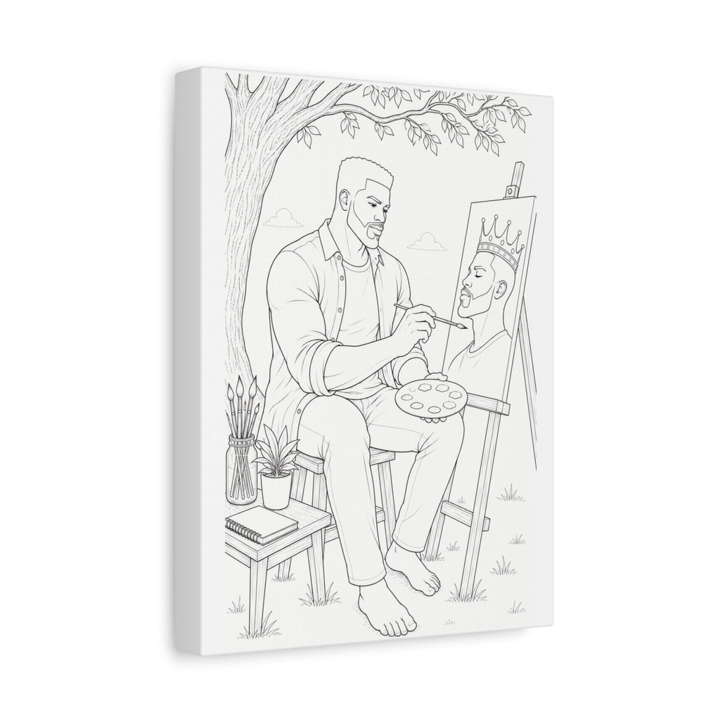 The Artist's Retreat (Box Taper) | Paint & Sip Canvas
