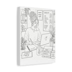 Building My Legacy (Loc Bun) | Paint & Sip Canvas
