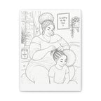 Sunday Hair Day (Braided Bun Plus) | Paint & Sip Canvas