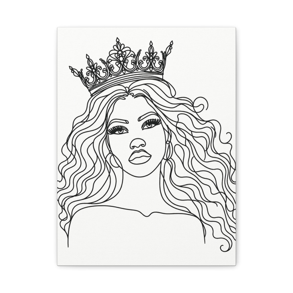 Crowned in Elegance | Paint & Sip Canvas