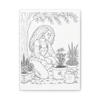 Peaceful Garden (Side Part) | Paint & Sip Canvas