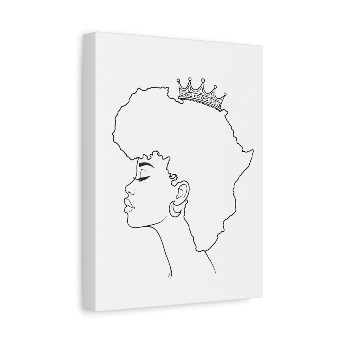 Crowned in Africa’s Beauty | Paint & Sip Canvas
