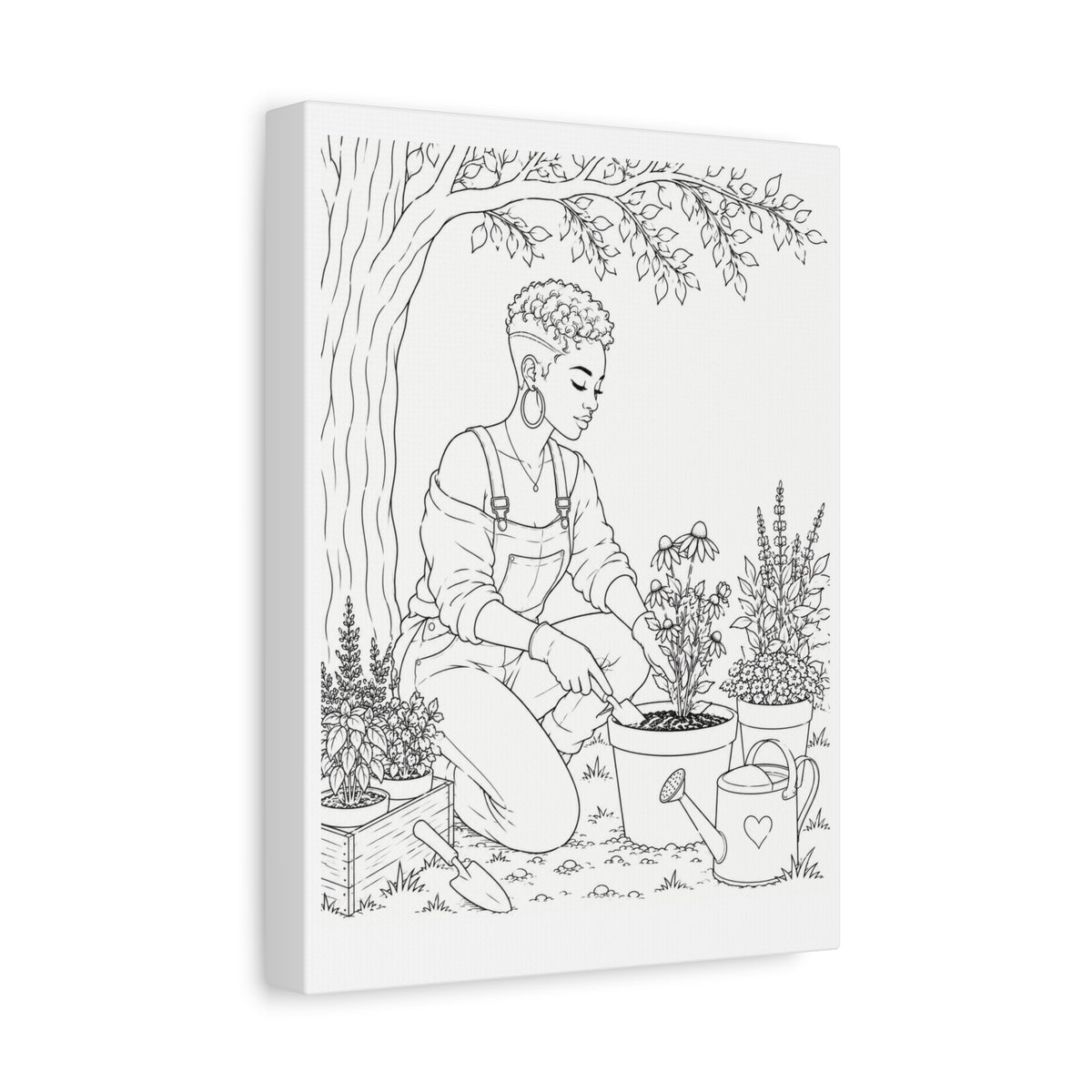 Peaceful Garden (Pixie) | Paint & Sip Canvas