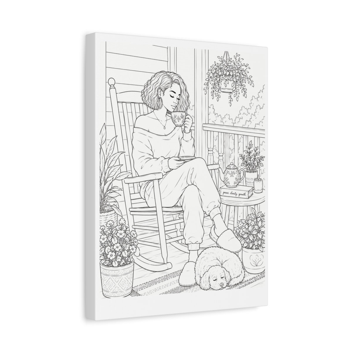 Morning on the Porch (Bob) | Paint & Sip Canvas