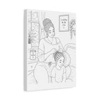 Sunday Hair Day (Loc Bun) | Paint & Sip Canvas
