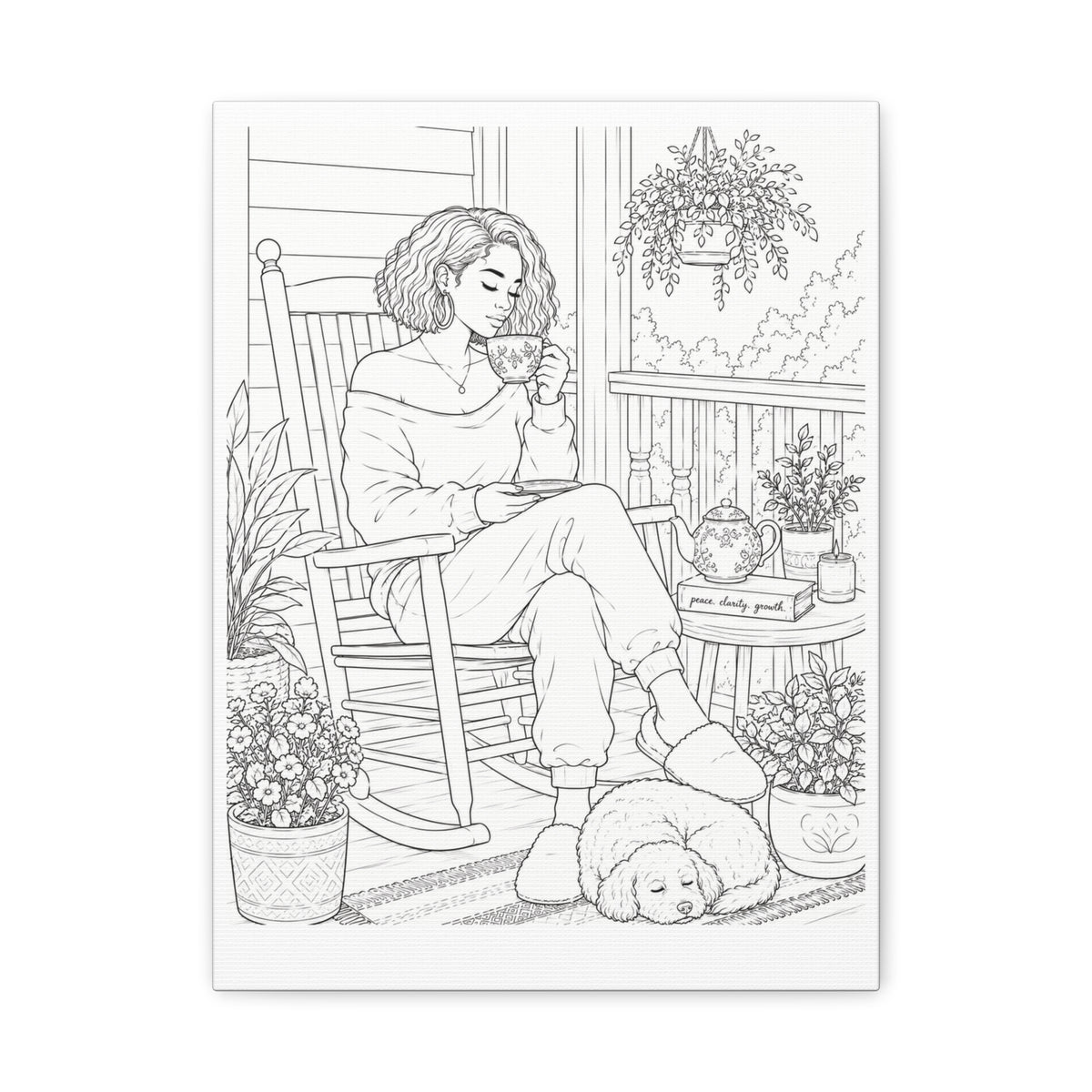 Morning on the Porch (Bob) | Paint & Sip Canvas