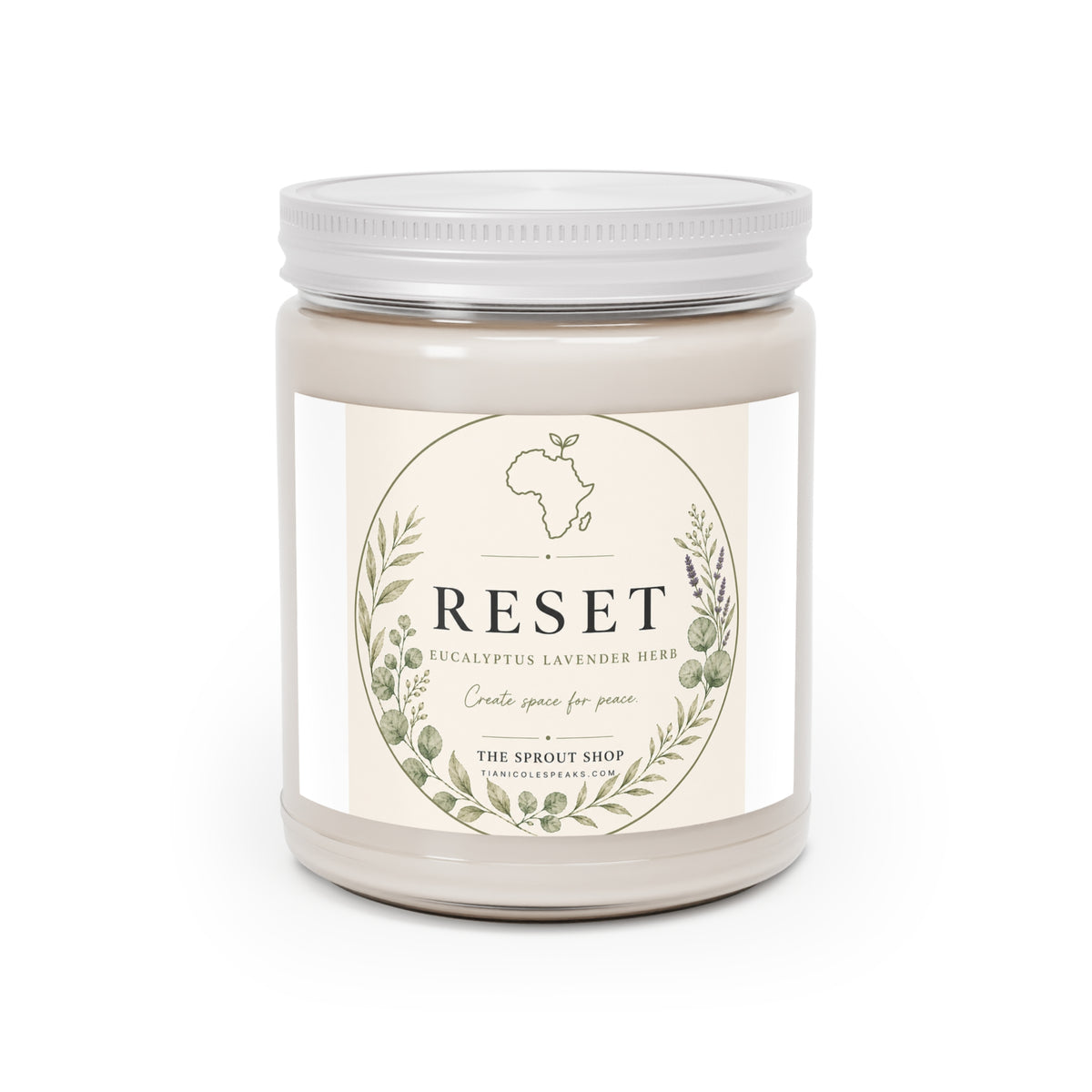 RESET | Eucalyptus Lavender Soy Candle