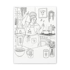 Good Vibes in the Kitchen (Fluffy Bun Plus) | Paint & Sip Canvas