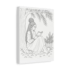 Lost in a Good Book (Locs) | Paint & Sip Canvas