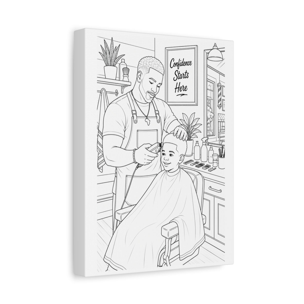 Fresh Confidence (Taper) | Paint & Sip Canvas
