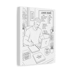 Blueprints & Big Dreams (Taper) | Paint & Sip Canvas