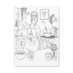 Good Vibes in the Kitchen (Fluffy Bun) | Paint & Sip Canvas