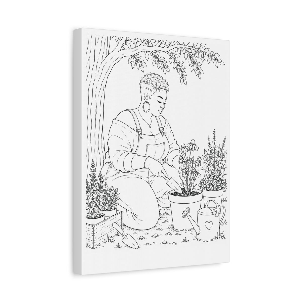 Peaceful Garden (Pixie Plus) | Paint & Sip Canvas