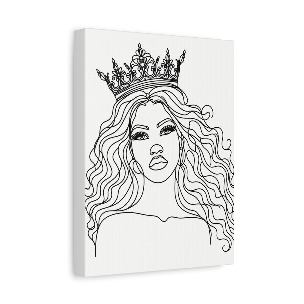 Crowned in Elegance | Paint & Sip Canvas